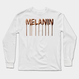 Melanin Drippin' Afrocentric Long Sleeve T-Shirt